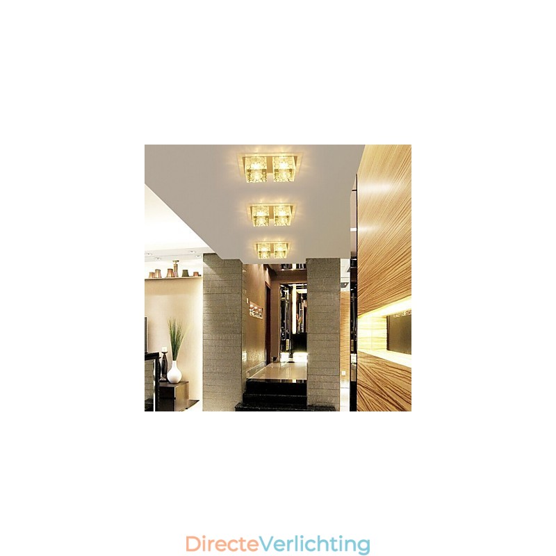 27*15*5CM Kristallen Plafondlamp Spotlight SMD 6W Creatieve Lamp Buislicht Kleurrijke Kleur Koepellicht