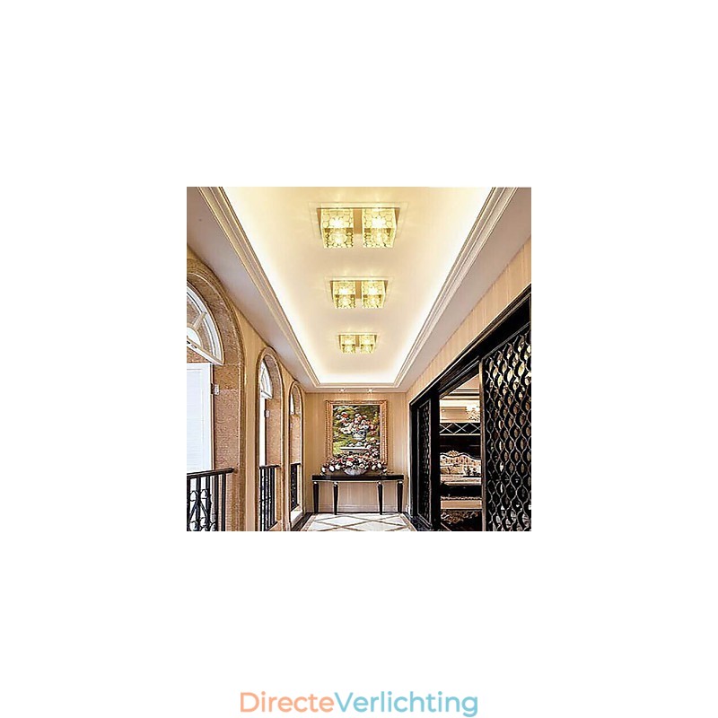 27*15*5CM Kristallen Plafondlamp Spotlight SMD 6W Creatieve Lamp Buislicht Kleurrijke Kleur Koepellicht