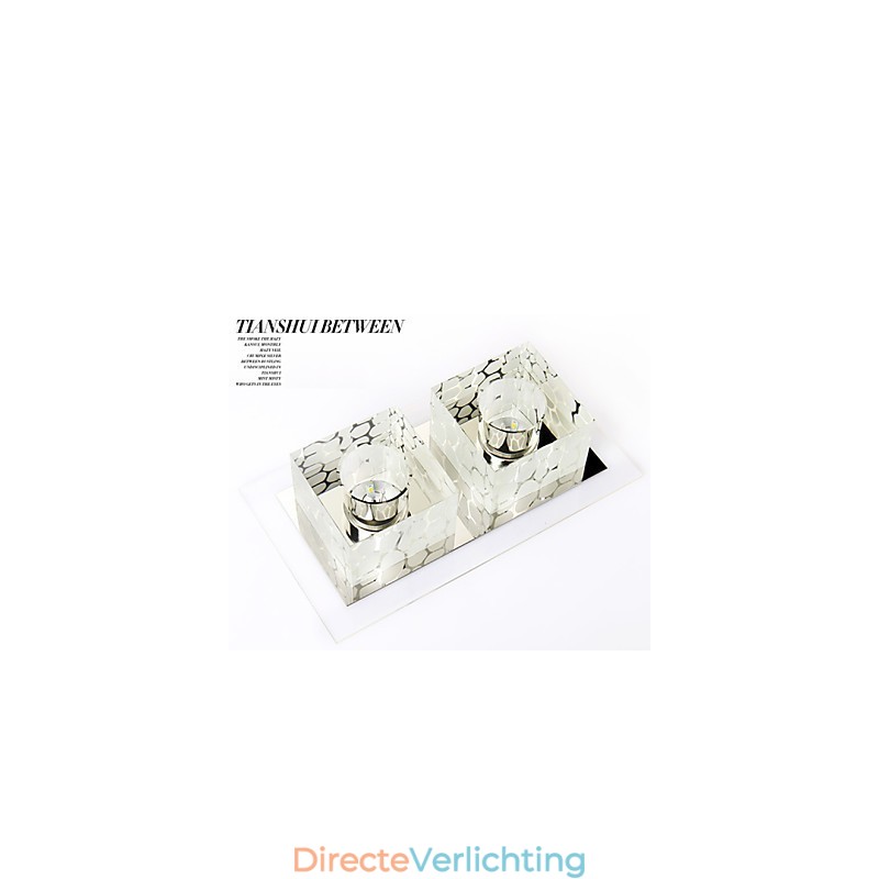 27*15*5CM Kristallen Plafondlamp Spotlight SMD 6W Creatieve Lamp Buislicht Kleurrijke Kleur Koepellicht