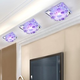 Vierkante pokkenlamp licht kristal licht Creatives koepel licht buislamp licht