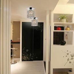 Moderne eigentijdse kristal gegalvaniseerde metalen inbouw