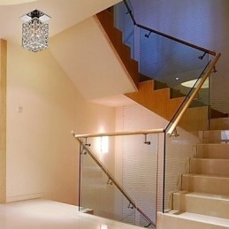 Moderne eigentijdse kristal gegalvaniseerde metalen inbouw