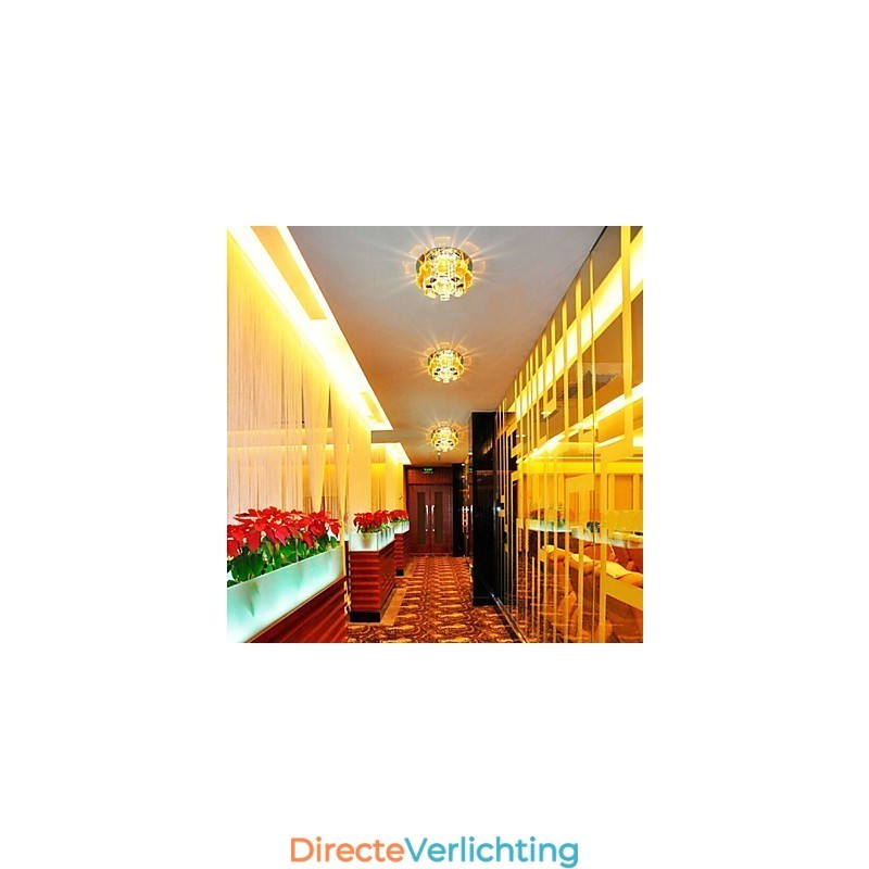 12*4.5Cm Kristallen Lamp Smd CreativeTube Spotlight Absorberende Koepellamp