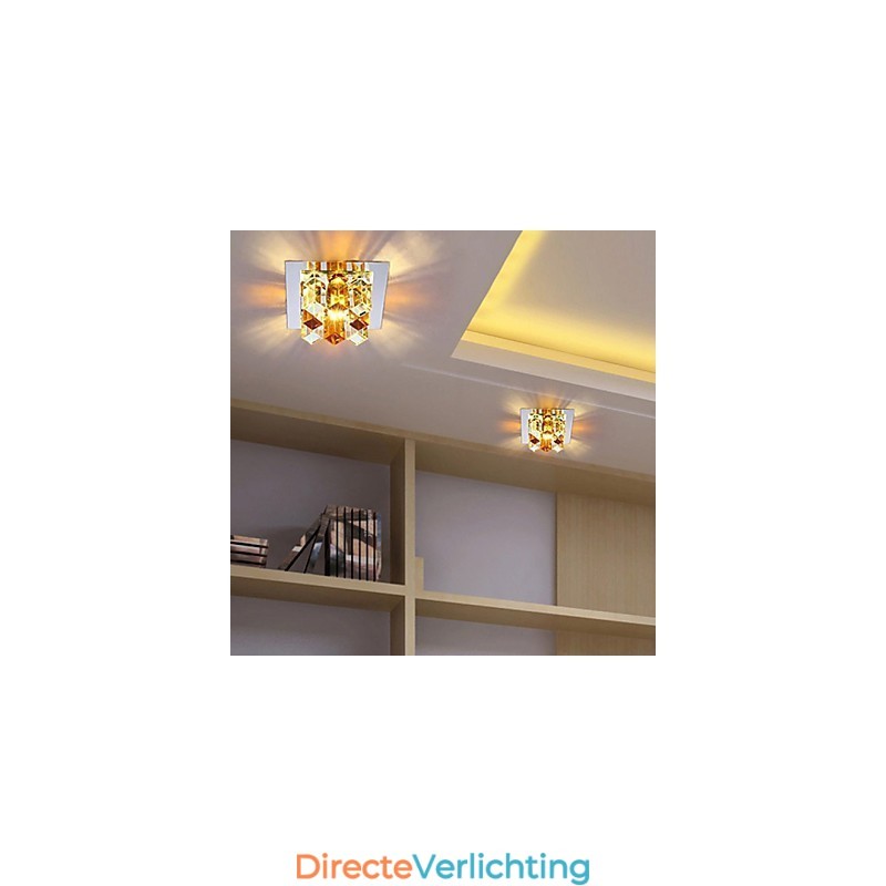 12*4.5Cm Kristallen Lamp Smd CreativeTube Spotlight Absorb Koepellicht