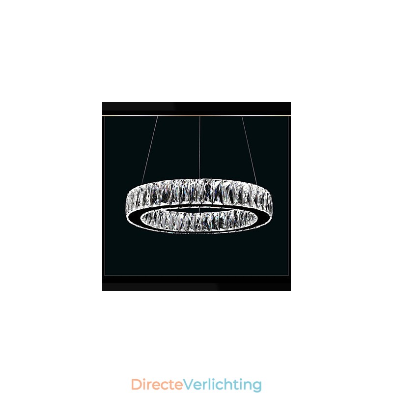 Kristallen kroonluchterverlichting Verlichting Moderne enkele ringen K9 Grote kristallen plafondlampen voor binnen