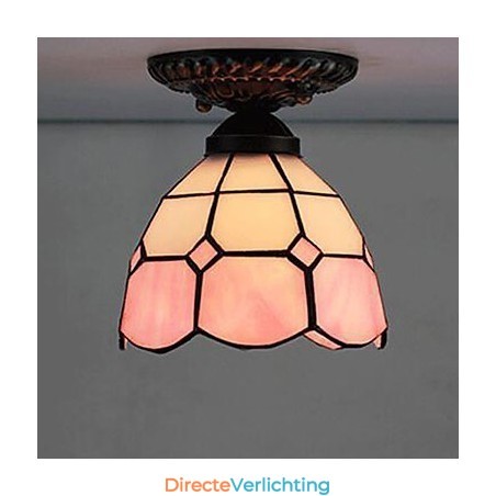 17*Europese landelijke creatieve kunst glas-in-lood absorberende koepellamp licht 17*Europese landelijke creatieve kunst glas-in-lood absorberende koepellamp licht