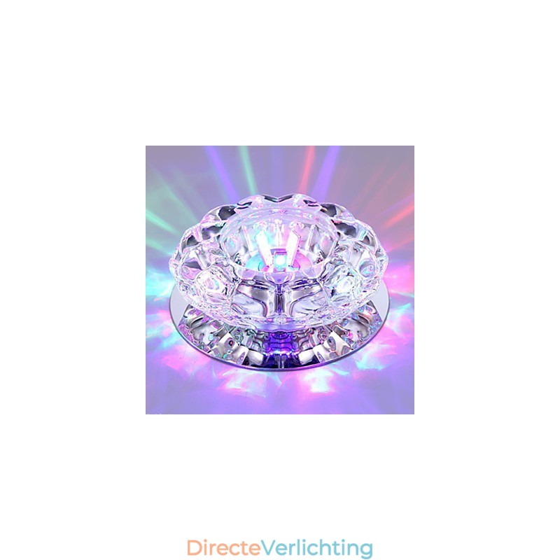Kristallen plafondlamp Spotlight SMD 3W Creatieve lamp Absorb Dome Light