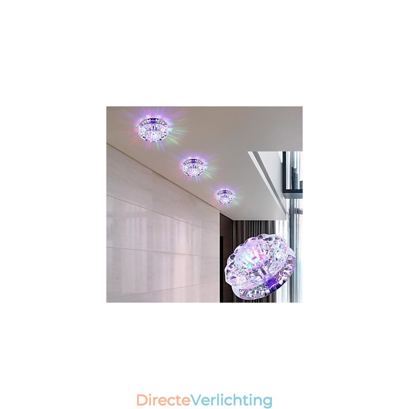 Kristallen plafondlamp Spotlight SMD 3W Creatieve lamp Absorb Dome Light