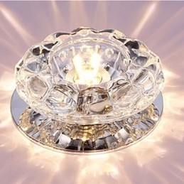Kristallen plafondlamp Spotlight SMD 3W Creatieve lamp Absorb Dome Light