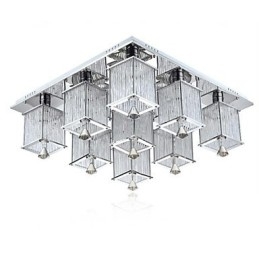 Moderne eigentijdse kristalchroom metalen inbouw