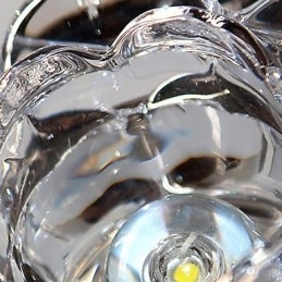 Moderne eigentijdse kristallen mini-stijl gegalvaniseerde metalen inbouw