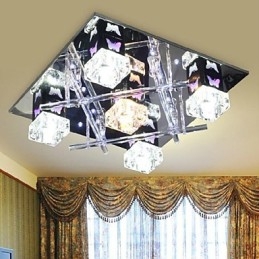 Moderne eigentijdse kristalglas inbouw