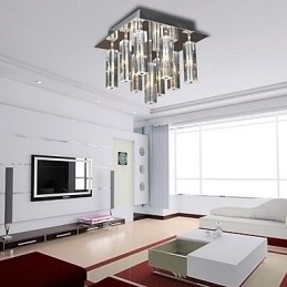 Moderne eigentijdse kristalchroom metalen inbouw