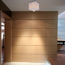 Moderne eigentijdse kristallen mini-stijl inbouw
