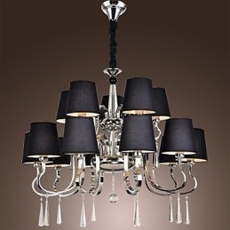 Moderne eigentijdse traditionele klassieke rustieke lodge vintage land eiland chromen metalen kroonluchter