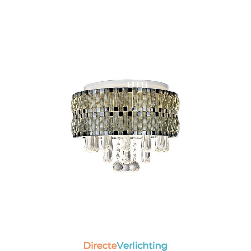 Elegante kristallen inbouwkast