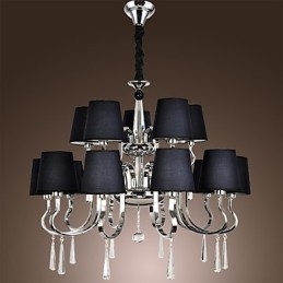 Moderne eigentijdse traditionele klassieke rustieke lodge vintage land eiland chromen metalen kroonluchter