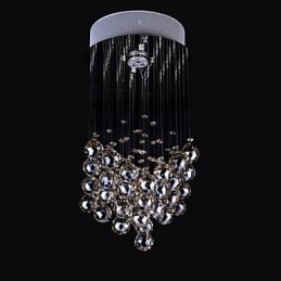 1 Licht Helder licht K9 Kristallen Kroonluchterlamp