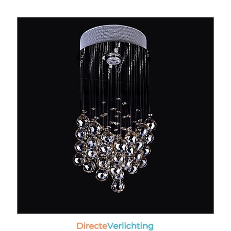 1 Licht Helder licht K9 Kristallen Kroonluchterlamp 1 Licht Helder licht K9 Kristallen Kroonluchterlamp
