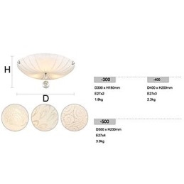 Kristallen plafondlamp