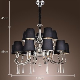 Moderne eigentijdse traditionele klassieke rustieke lodge vintage land eiland chromen metalen kroonluchter