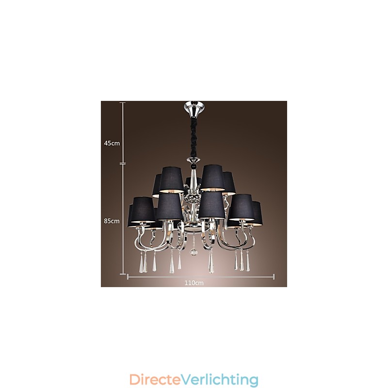 Moderne eigentijdse traditionele klassieke rustieke lodge vintage land eiland chromen metalen kroonluchter