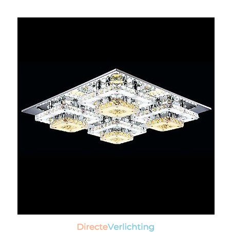 Moderne eigentijdse kristalchroom metalen inbouw Moderne eigentijdse kristalchroom metalen inbouw