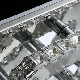 Moderne eigentijdse kristalchroom metalen inbouw