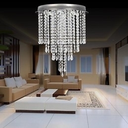 Moderne eigentijdse kristal chroom kristal inbouw kinderen
