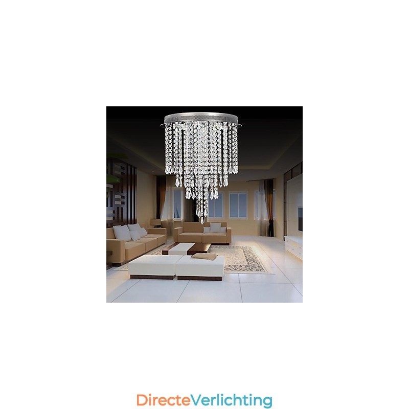 Moderne eigentijdse kristal chroom kristal inbouw kinderen