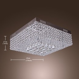 Kristallen plafondlamp met 45 kleuren