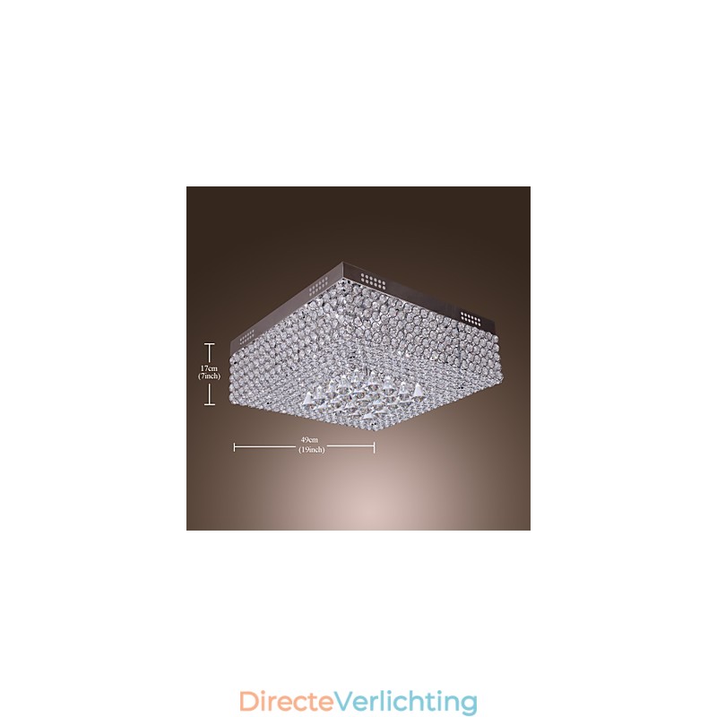 Kristallen plafondlamp met 45 kleuren
