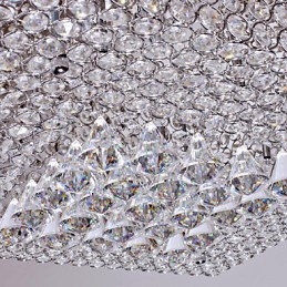 Kristallen plafondlamp met 45 kleuren