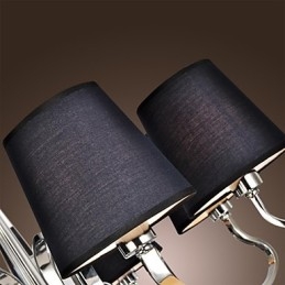 Moderne eigentijdse traditionele klassieke rustieke lodge vintage land eiland chromen metalen kroonluchter