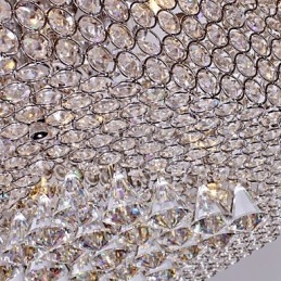 Kristallen plafondlamp met 45 kleuren