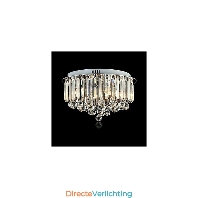 Moderne eigentijdse traditionele klassieke kristallen schilderij metalen plafondlamp