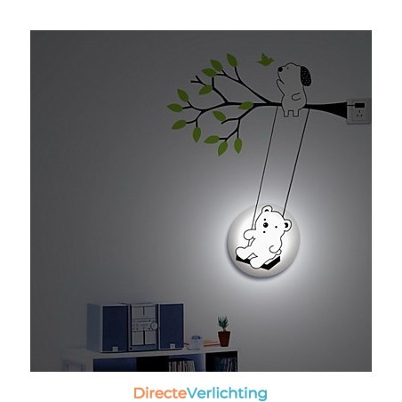 Kleine Beer Hoge Temperatuurbestendige Plastic Licht En Creatieve 3D Behangpapier Wandlamp Kleine Beer Hoge Temperatuurbestendige Plastic Licht En Creatieve 3D Behangpapier Wandlamp