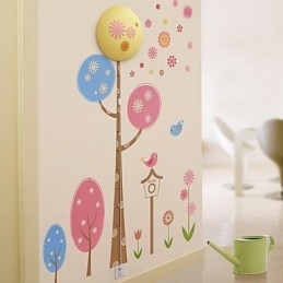 Creatieve 3D-behangpapier wandlamp moderne nachtlamp kan de muurstickers verwijderen