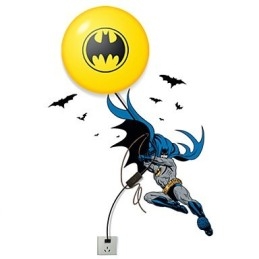 Creatieve Mode Batman Behang Diy Wandstok Kleine Nachtlamp Wandlamp Verlichting