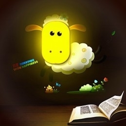 9*6* Leuk om mee te spelen Creatieve geest Intelligente lichtregeling Kleine nachtlamp Kinderen Wandlamp Verlichting