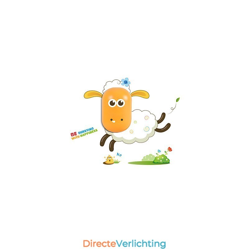 9*6* Leuk om mee te spelen Creatieve geest Intelligente lichtregeling Kleine nachtlamp Kinderen Wandlamp Verlichting