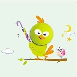 Lichtgestuurde vogel wandlampen lamp hedendaagse creatieve 3D behang wandlamp licht