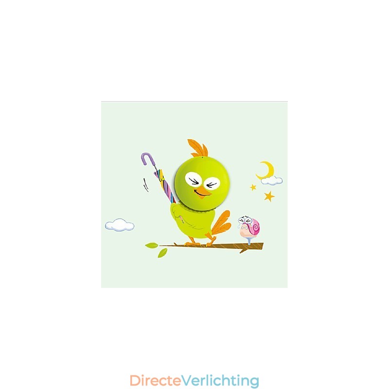 Lichtgestuurde vogel wandlampen lamp hedendaagse creatieve 3D behang wandlamp licht