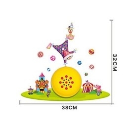 Clown Hoge Temperatuurbestendige Plastic Licht En 10 C Kan Creatieve 3D Behang Wandlamp Verwijderen