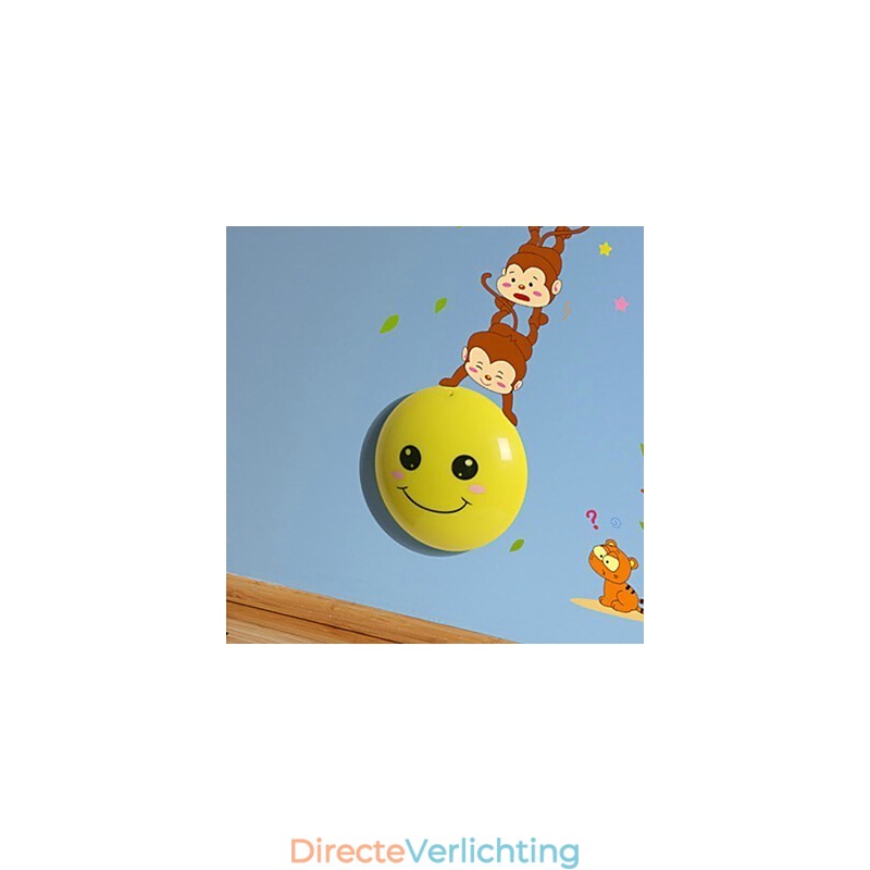 Muurstickers Apen licht geactiveerde intelligente inductie smoop versiering wandlamp