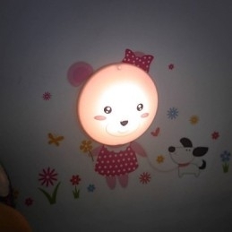 Muurstickers dragen licht geactiveerde intelligente elektrische inductie smotepe versiering wandlamp