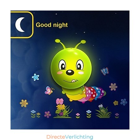 Caterpillar Hoge Temperatuurbestendige Plastic Lamp En 10 C Kan Creatieve 3D Behangpapier Wandlamp Verwijderen Caterpillar Hoge Temperatuurbestendige Plastic Lamp En 10 C Kan Creatieve 3D Behangpapier Wandlamp Verwijderen