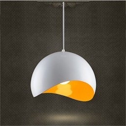 Retro Apple hanglamp met lampvoet