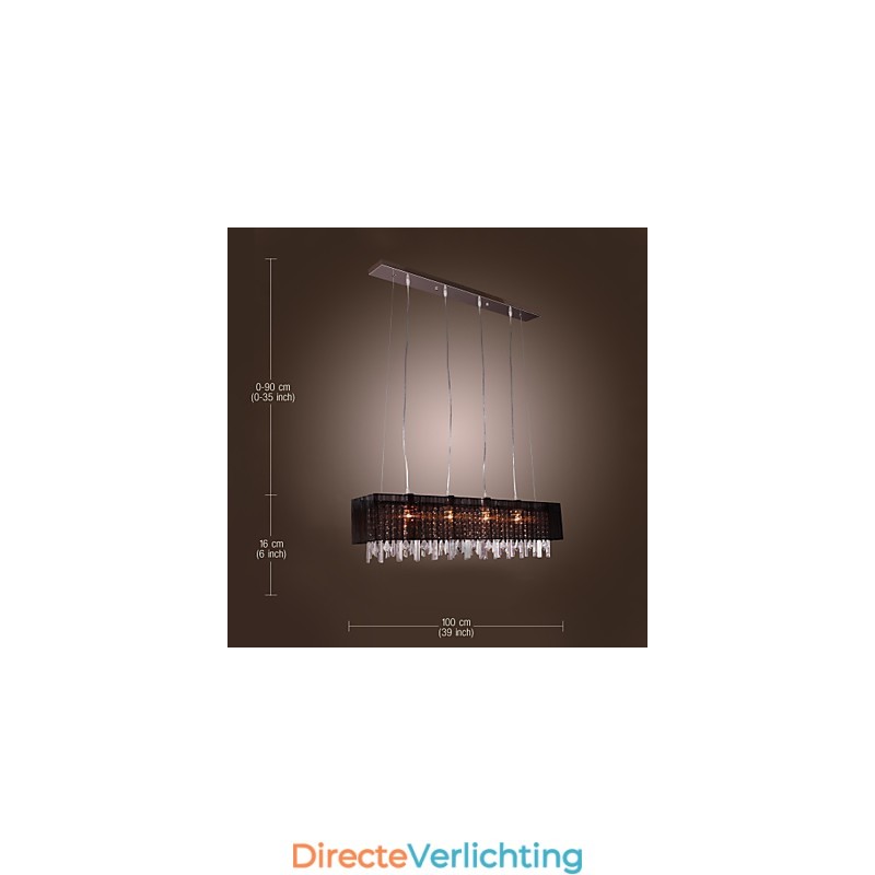 Moderne eigentijdse eiland kristal andere metalen hanglamp