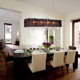 Moderne eigentijdse eiland kristal andere metalen hanglamp